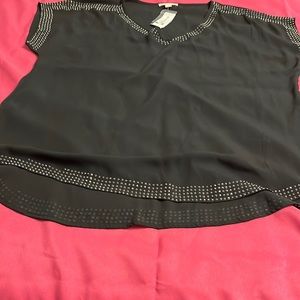 DressBarn.   Black Blouse   size XL